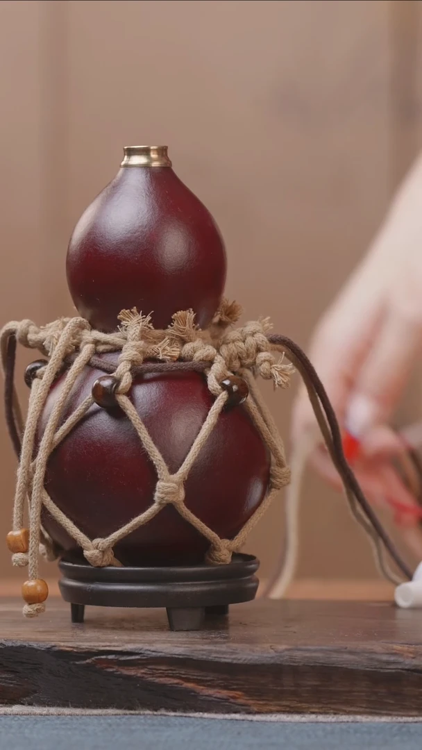 1354号精品大漆葫芦防腐防渗装水茶酒