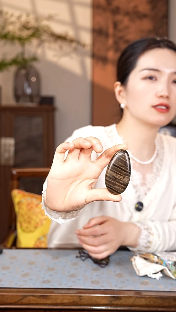乌木类家具金丝楠阴沉木 满纹吊坠