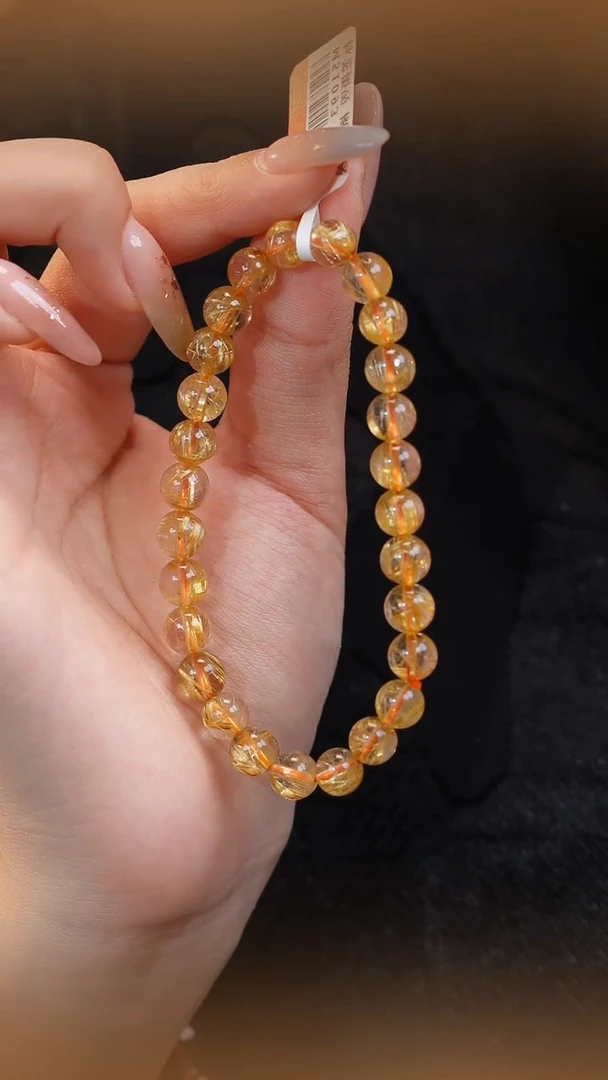 手串未镶嵌水晶Q钛晶手串7m+ M51093宋