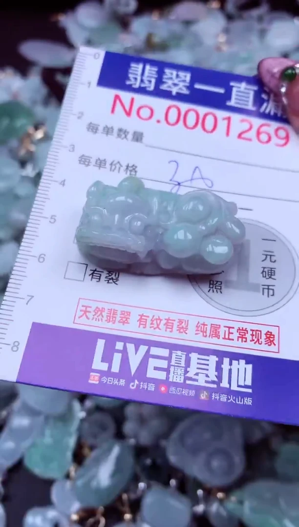 吊坠(不含链)未镶嵌翡翠1269