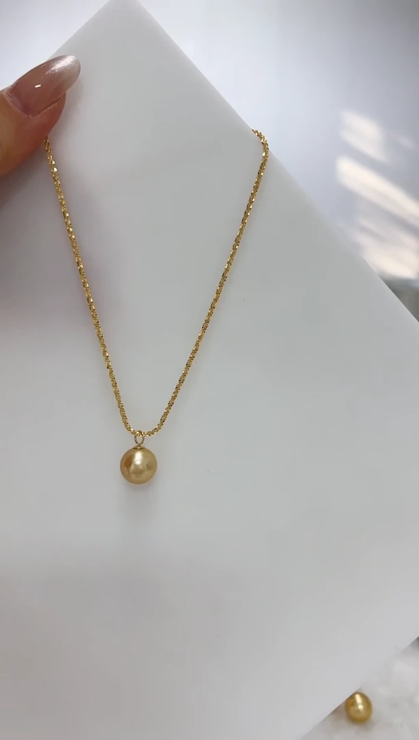 【闪购商品】海水珍珠DA18K金镶嵌吊坠 10 SS175