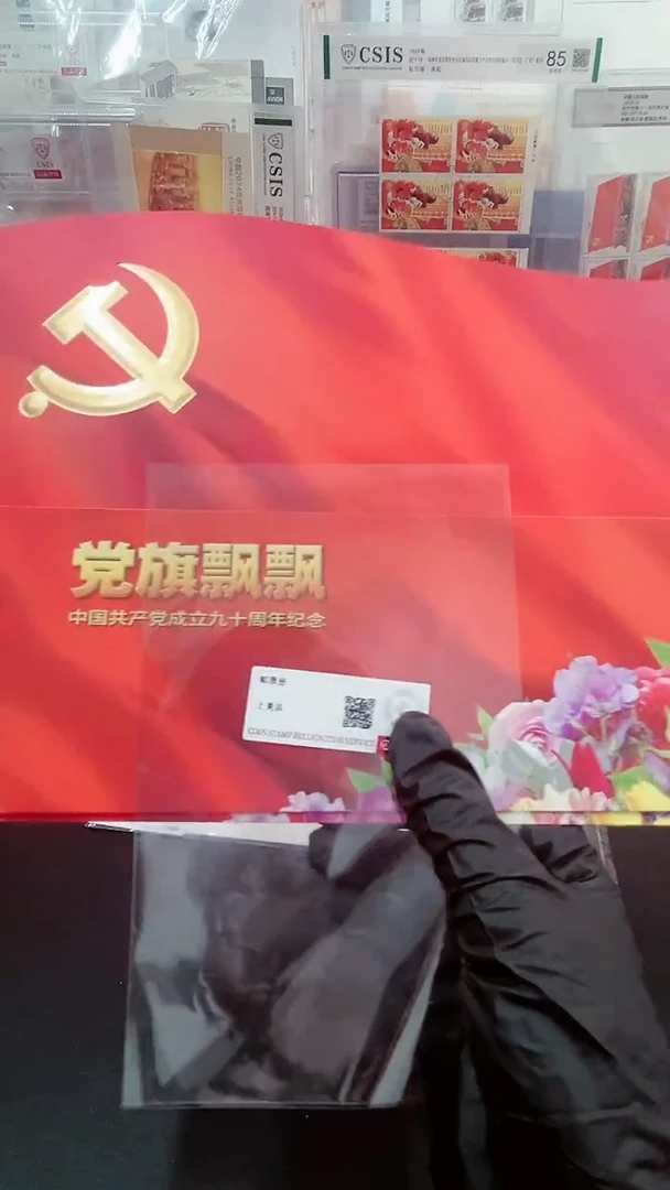 【闪购商品】党旗飘飘邮票册231234324