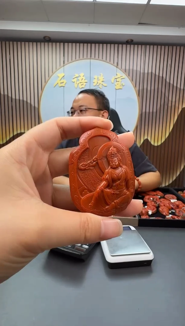 未镶嵌雕刻南红玛瑙097ZB0918产品一个