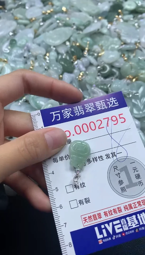 吊坠(不含链)未镶嵌翡翠2795