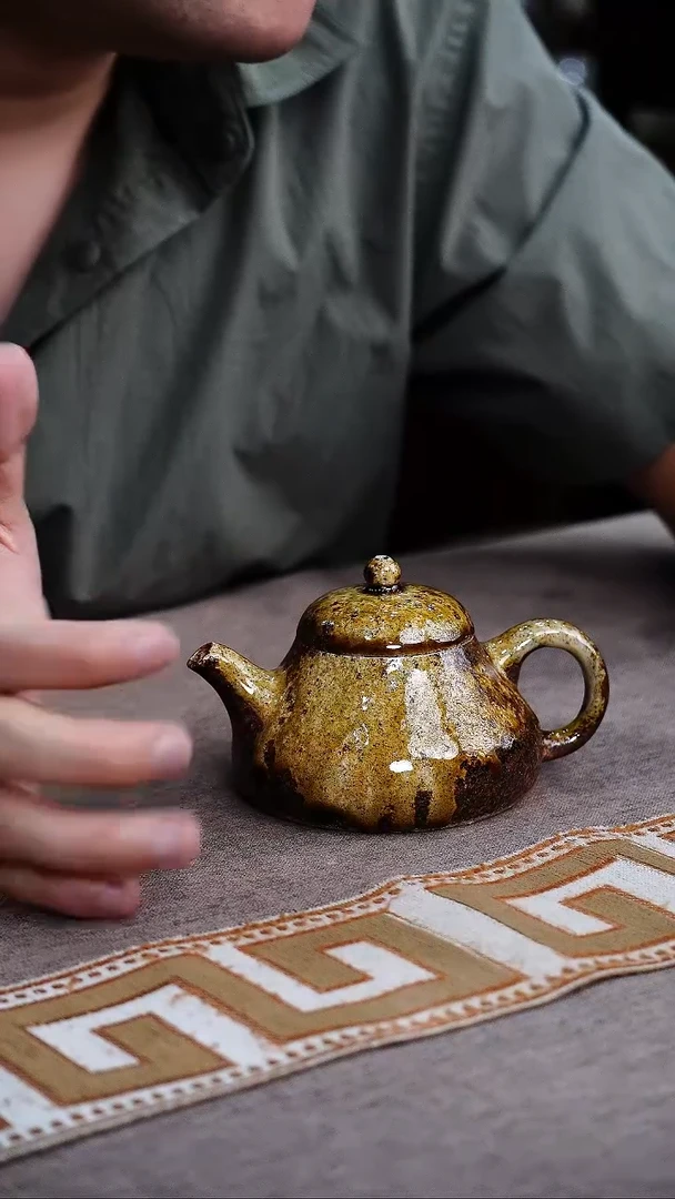 茶壶紫砂宜兴紫砂柴烧
