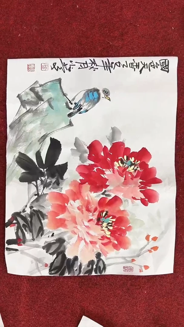 国画李火庆/国画/画心