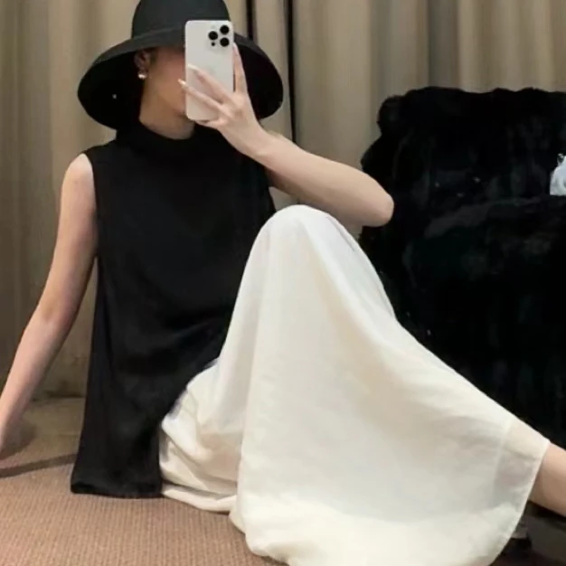 莲的百万【暮夕半裙】2024新款高腰休闲半身裙宽松百搭日常通勤显瘦