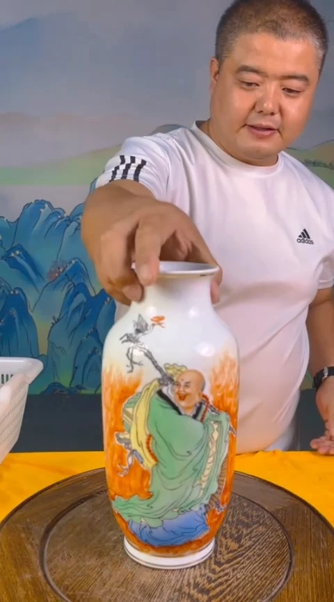 摆件景德镇陶瓷青花摆件124