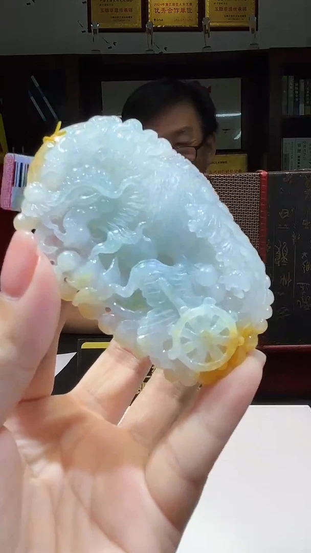 定制翡翠未镶嵌31/0630/C/龙鱼