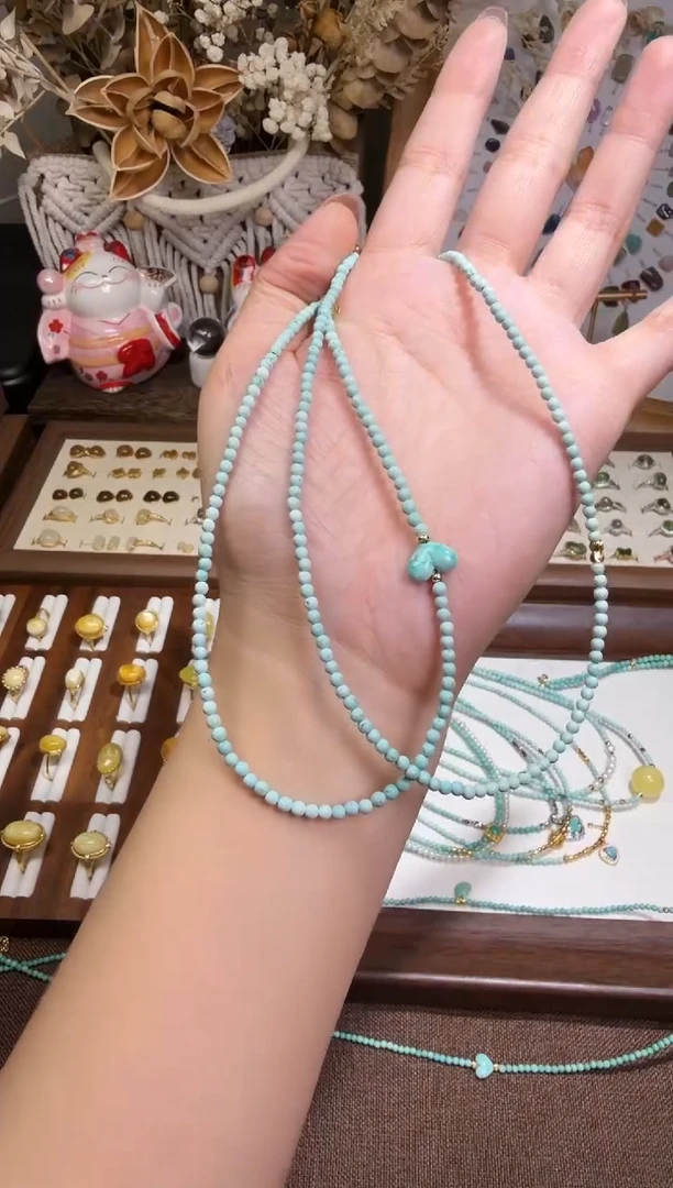 水晶摆件未镶嵌项链