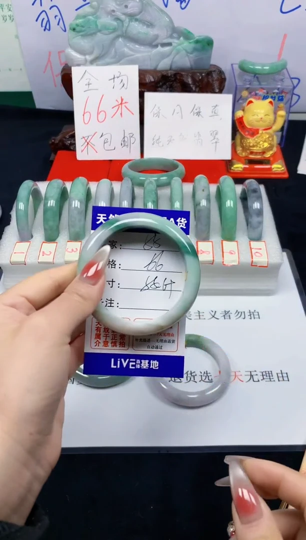 未镶嵌手镯翡翠55