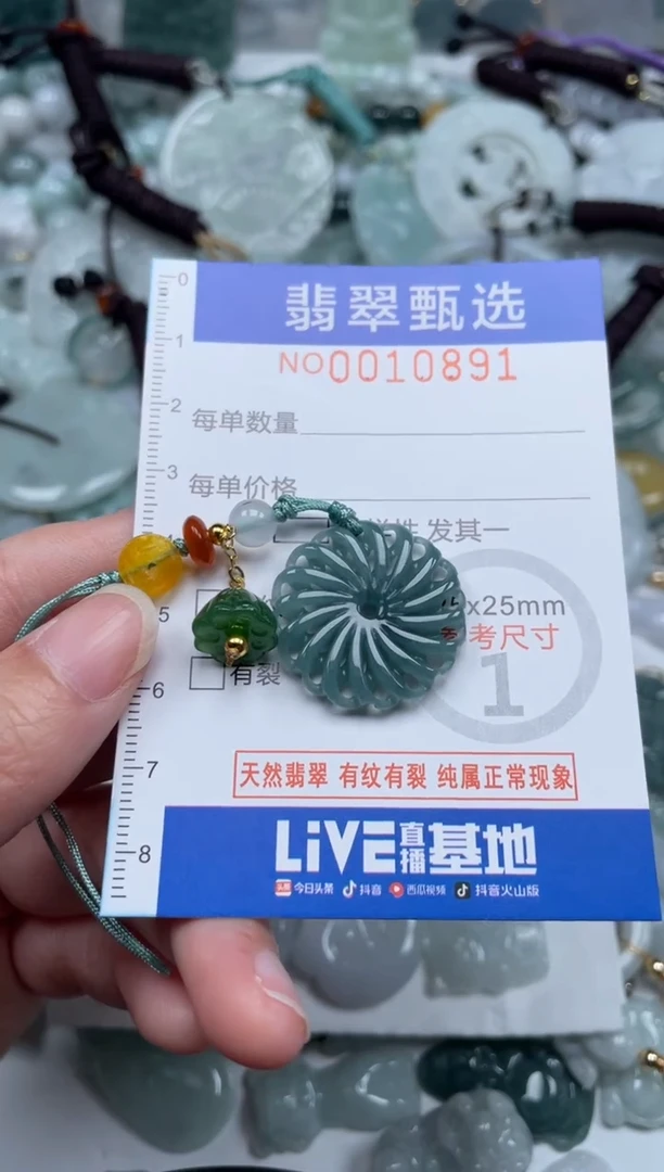 颈饰未镶嵌翡翠10891