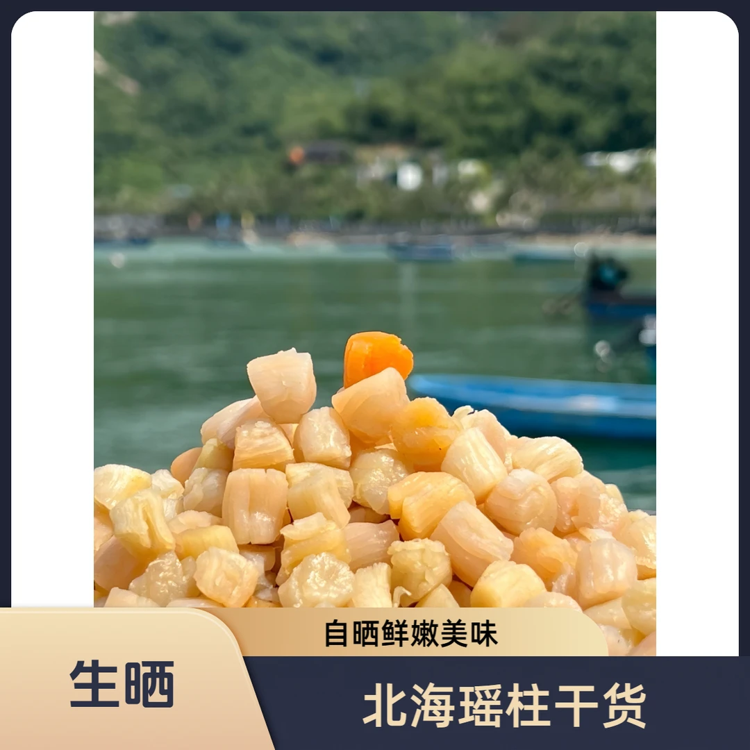 北海渔民自晒淡干瑶柱干贝干货煲汤煮粥新鲜营养干货海鲜