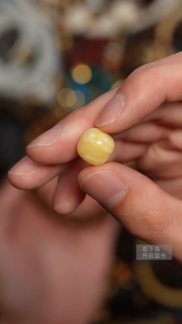 裸石蜜蜡未镶嵌12mm蜜蜡珠子