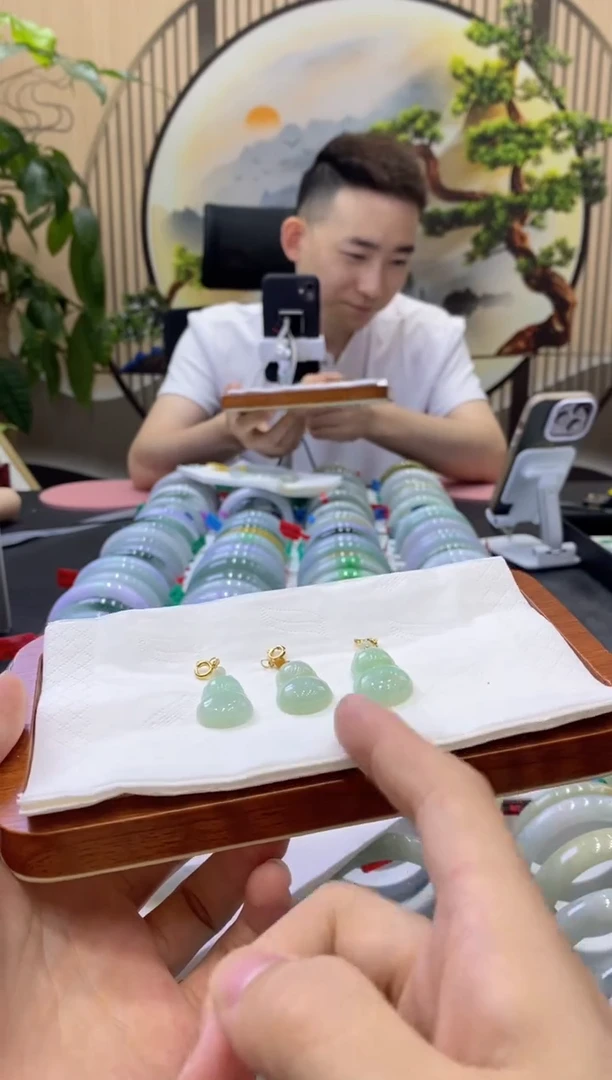 翡翠未镶嵌颈饰8149/多样性发货仅发其一