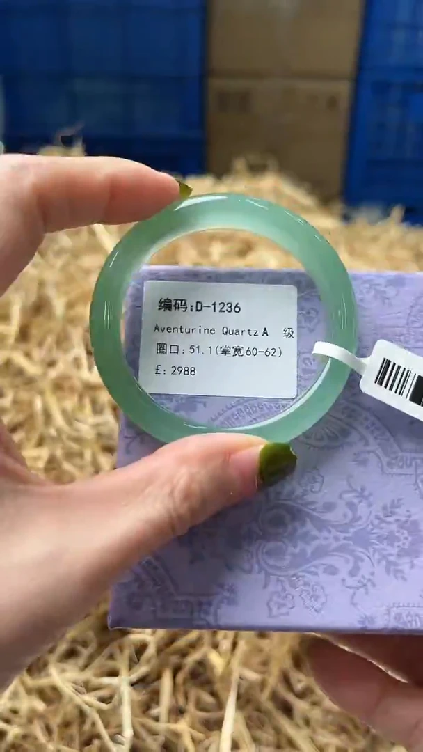 未镶嵌手镯石英质玉D-1236