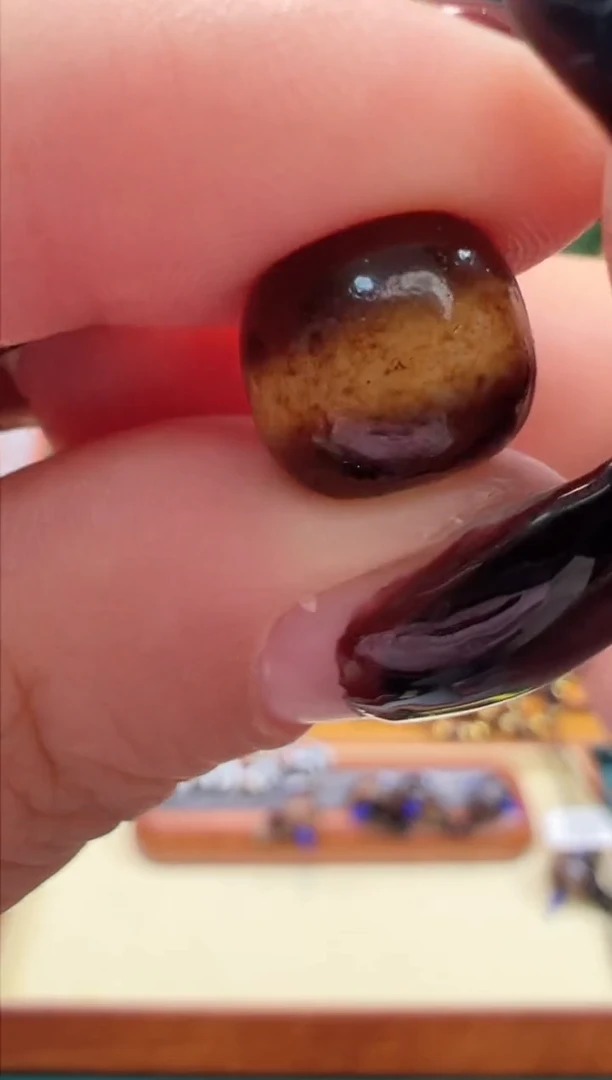 玛瑙/玉髓（覆膜）颈饰未镶嵌13.（微瑕随机发货）