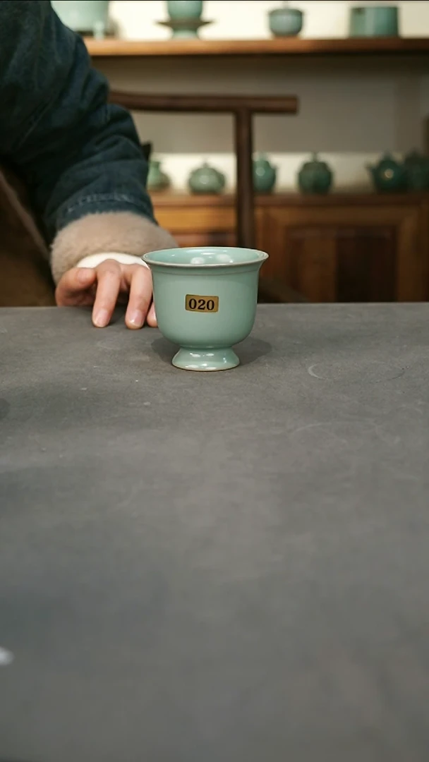 【闪购商品】君子汝瓷【福利】高足杯020