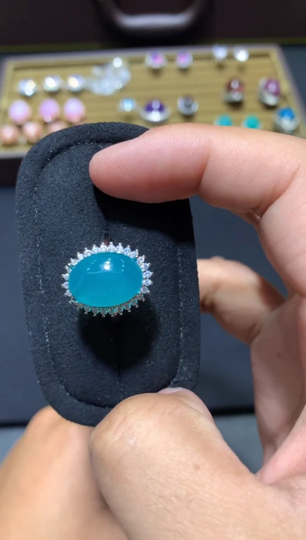 未镶嵌戒指天河石F28【多样性发其一】