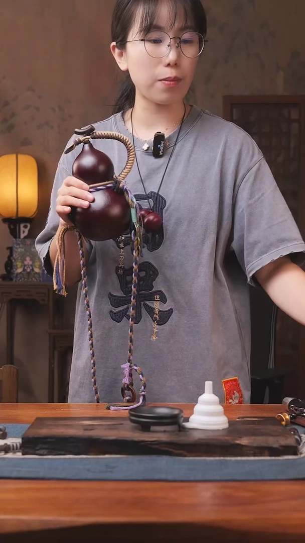 1513号精品大漆葫芦防腐防渗装水茶酒