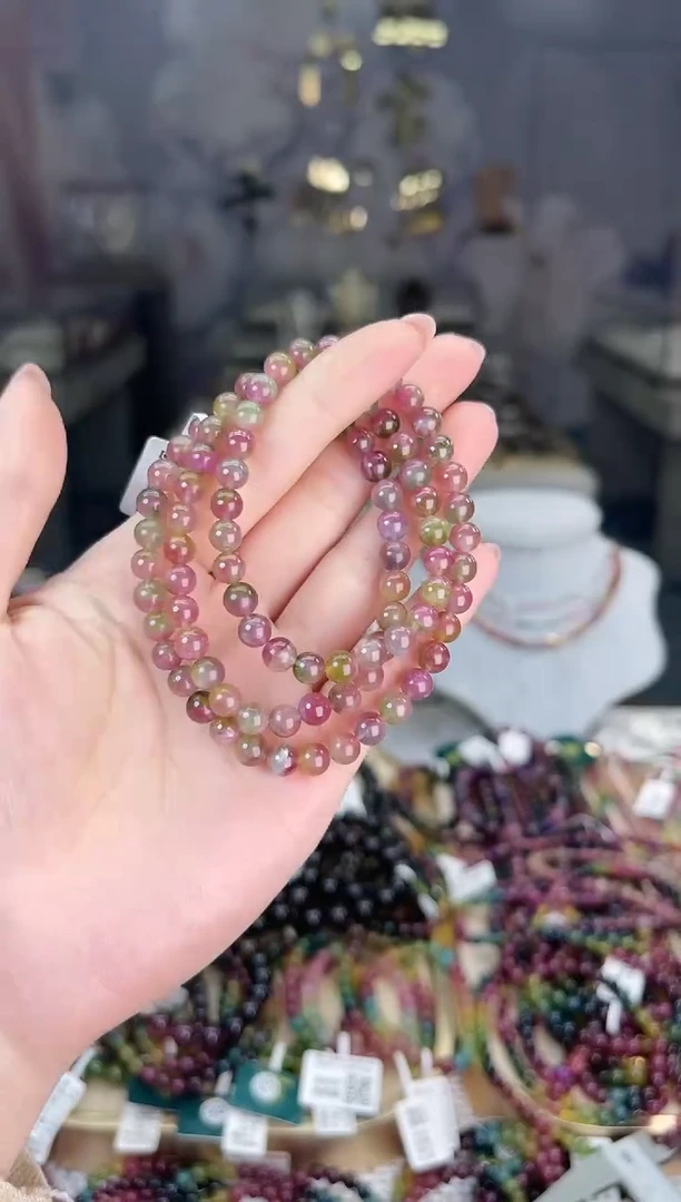 【闪购商品】碧玺/未镶嵌6mm+碧玺多圈多样性发货