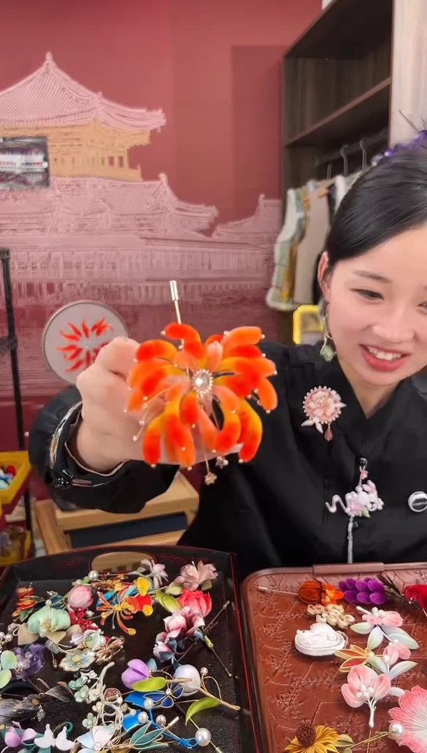 【闪购商品】刺绣苏绣世家非遗手工（胸针）