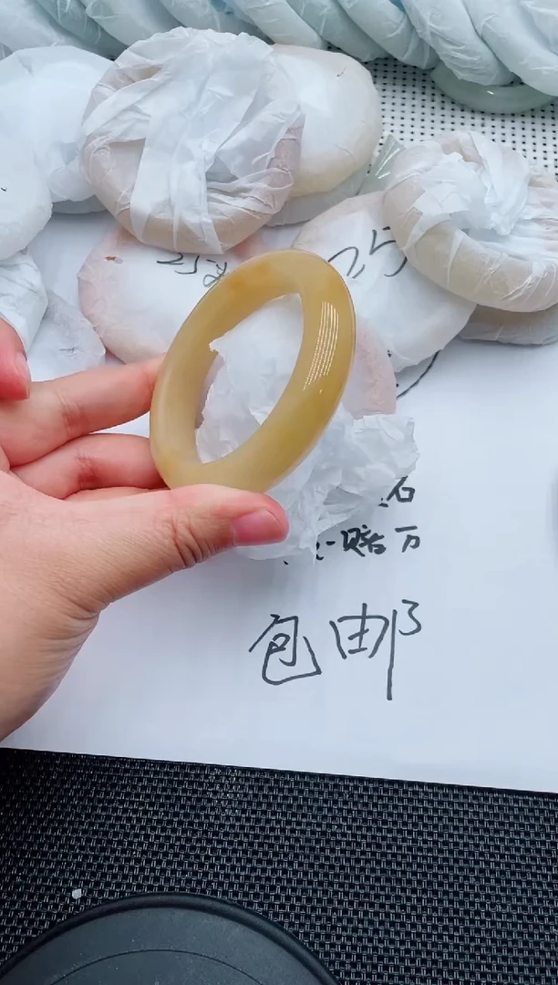 未镶嵌手镯石英质玉148-54-55
