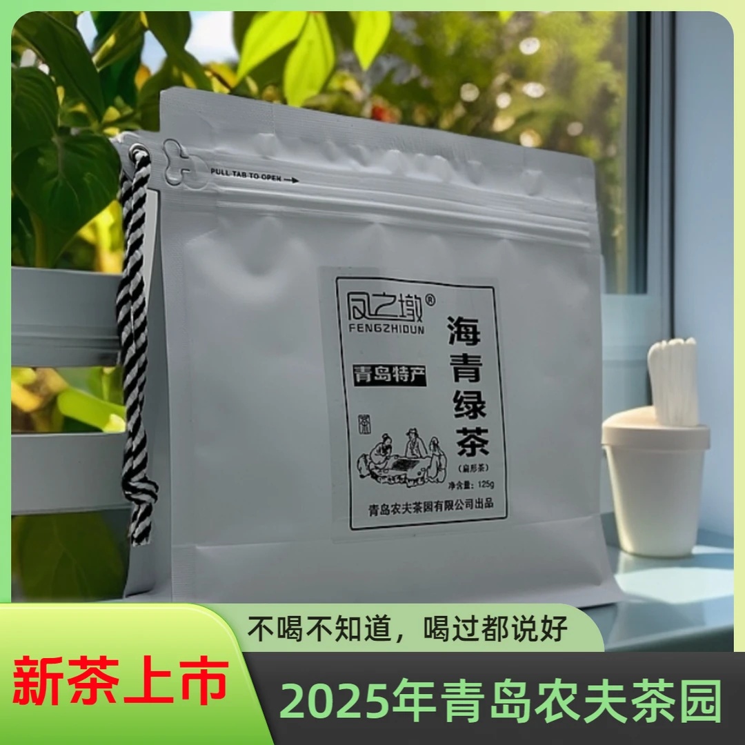 凤之墩【2025年】新茶海青绿茶扁茶专用龙井绿茶100%纯绿茶官方正品