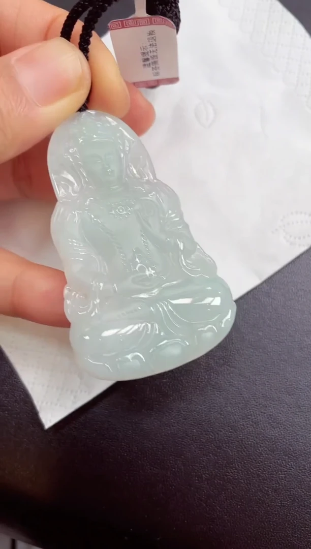 翡翠未镶嵌颈饰天然缅甸翡翠A货