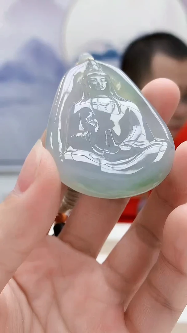 未镶嵌定制翡翠5167lr-毛货挂件80