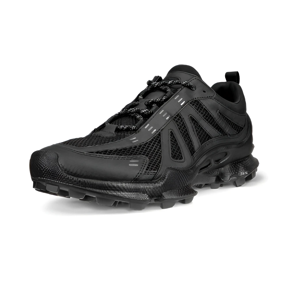 国内现货~ECCO/爱步健步C踪迹 透气网面运动缓震耐磨跑鞋男803224