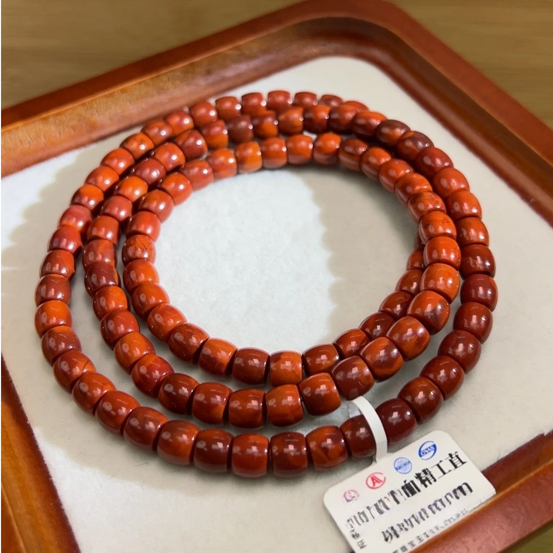 瓦西妖牛血（云端）直切珠链6mm多样化发一