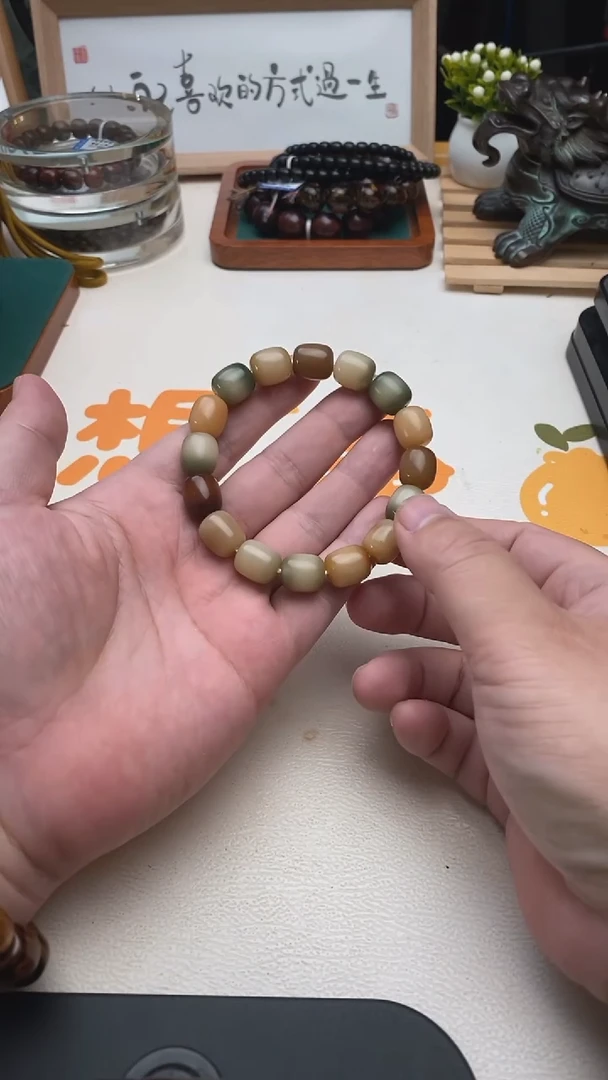 白玉菩提手串菩提根1.1