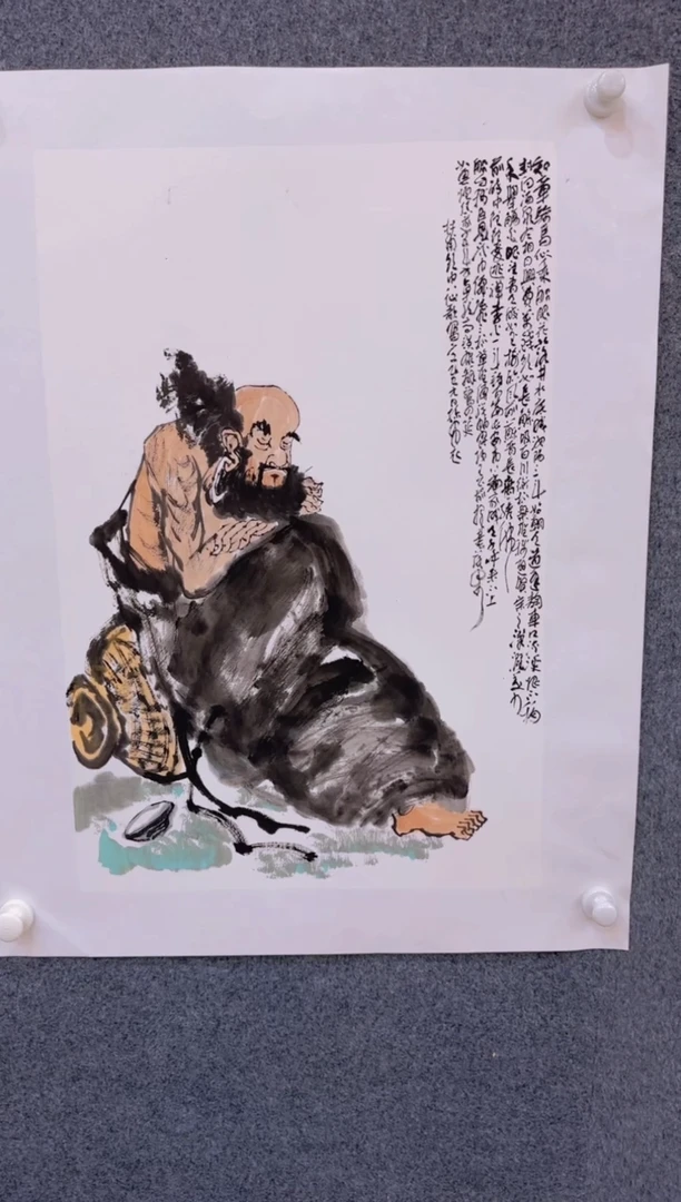 【闪购商品】国画2.25-孙布衣-四尺三开人物-82