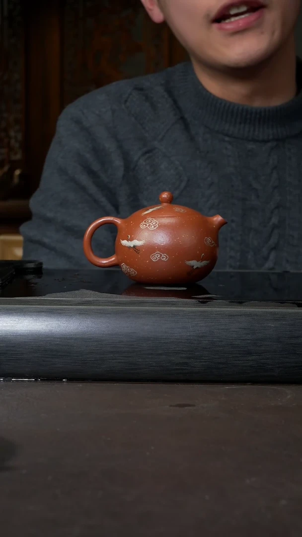 【闪购商品】紫砂茶壶西施壶 朱泥 150cc