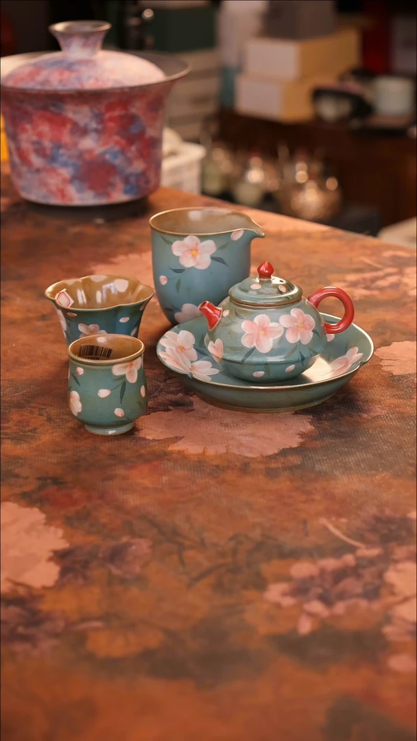 【闪购商品】陶瓷茶具（无礼盒无茶盘）@@A12070