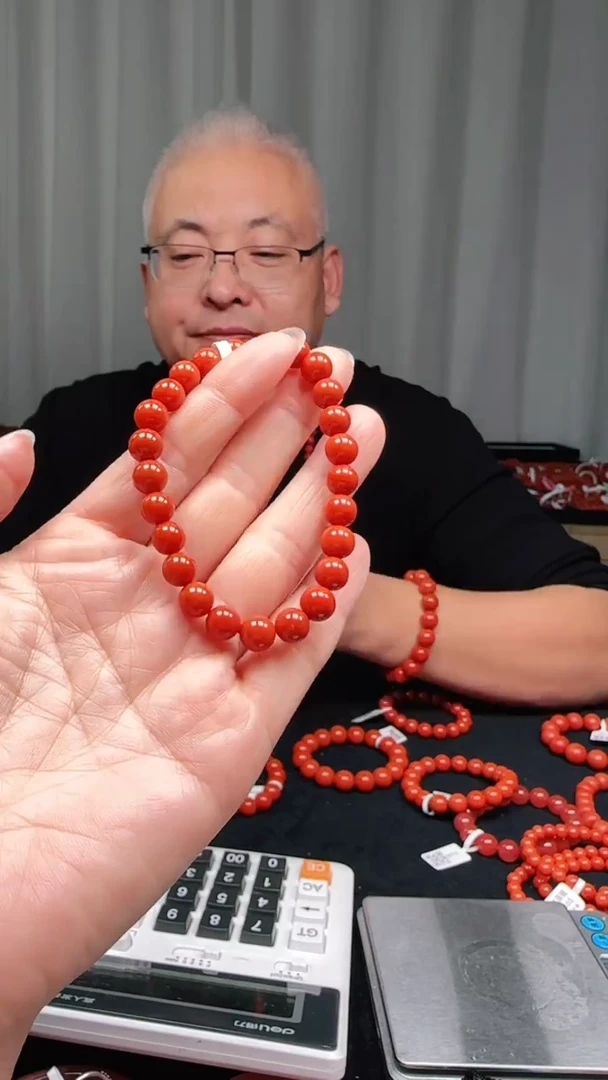 未镶嵌多样性发一件南红玛瑙【云端】7mm保山滴水洞圆珠单圈