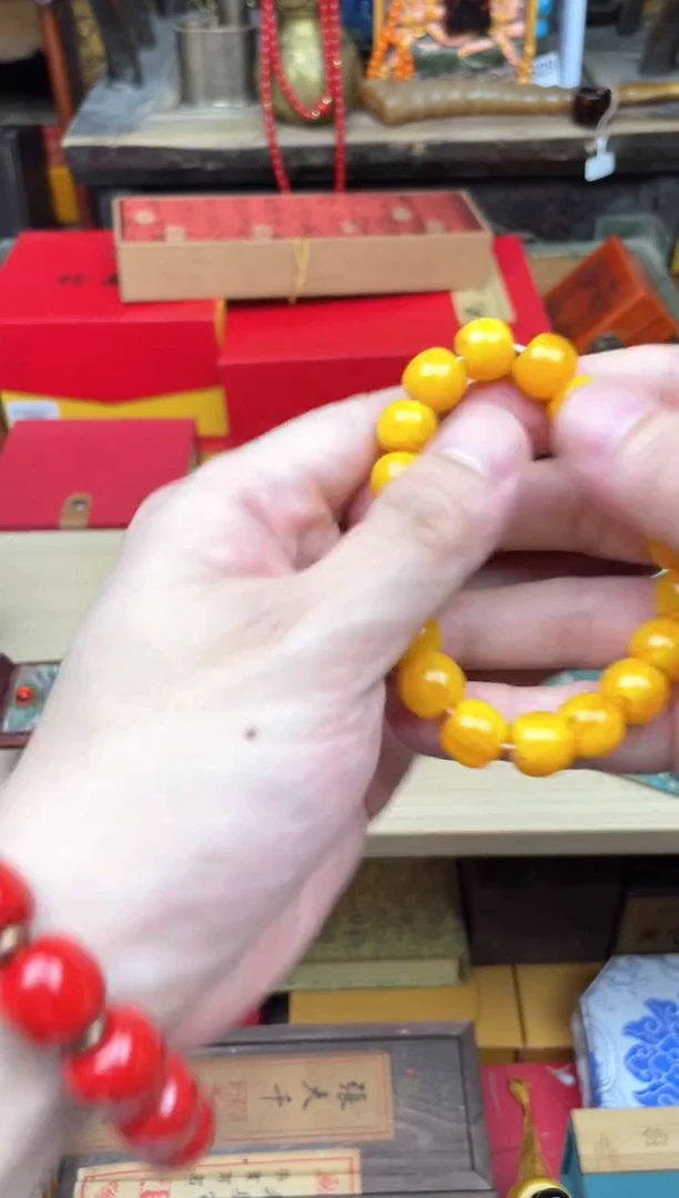 未镶嵌琥珀手串-----------A35