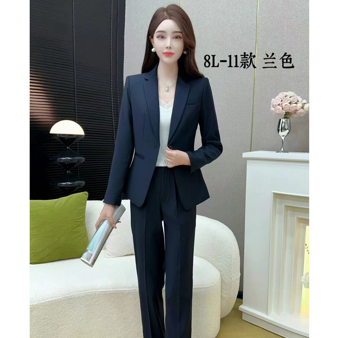 女士工作服职业装 精英气质修身休闲百搭商务气质女士西装正装