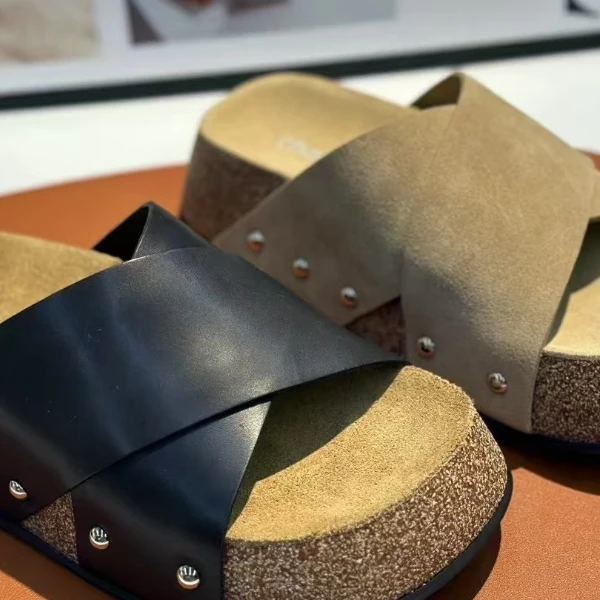 chalan  新款时尚百搭舒适休闲拖鞋A125X029