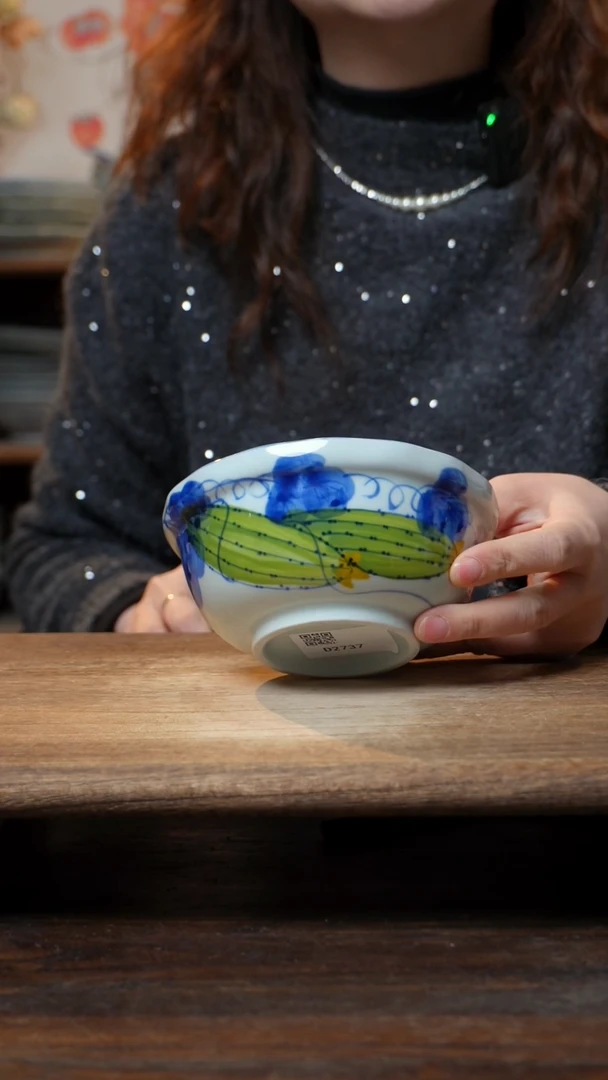 【闪购商品】碗福利1件套  高温釉下彩手工手绘