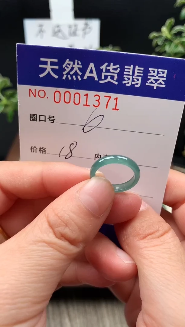 未镶嵌戒指翡翠6#