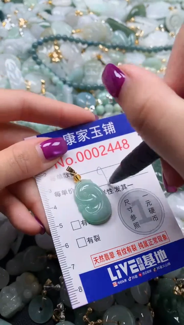 颈饰未镶嵌翡翠2448
