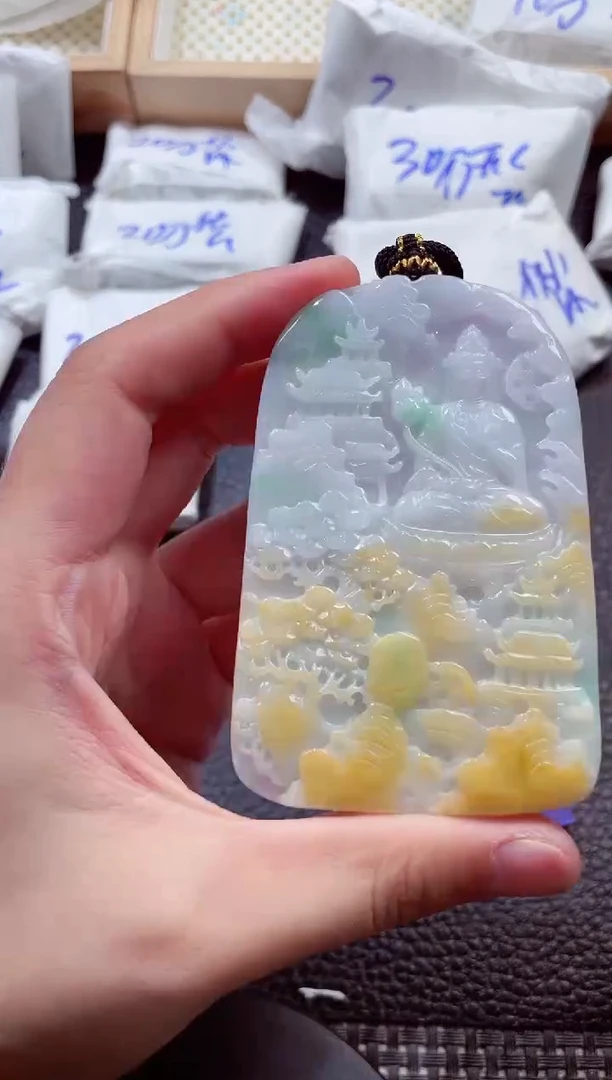 颈饰未镶嵌翡翠00002829大势至