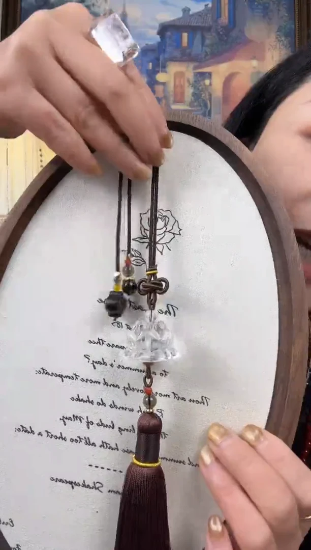 颈饰未镶嵌水晶天然水晶挂件