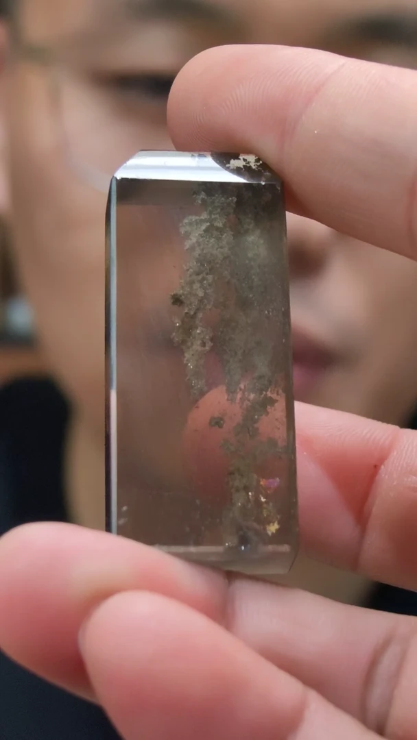 未镶嵌笔搁水晶水晶印章摆件GW