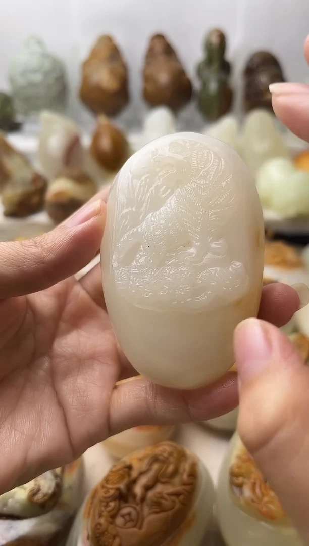 石材古青石棉纹正常不退换上山虎微瑕