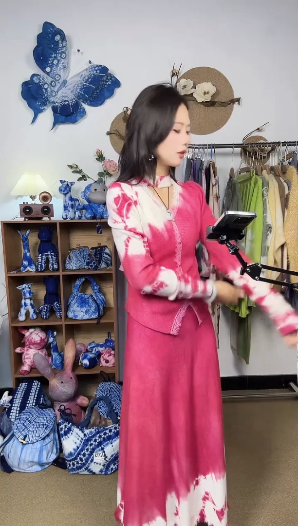 @****&大理青纱云染女装