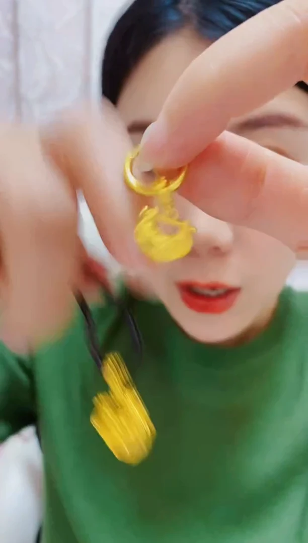 合金无028如意小吊坠