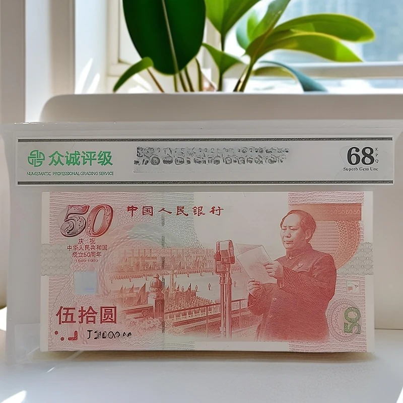 建国钞单张(7)不挑号-评级版